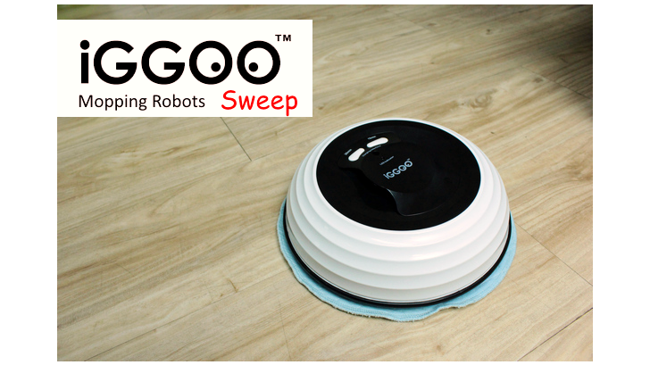 iGGOO SWEEP หุ่นยนต์ถูพื้นอัตโนมัติ ดีไซน์กระทัดรัด ราคาโดนใจ