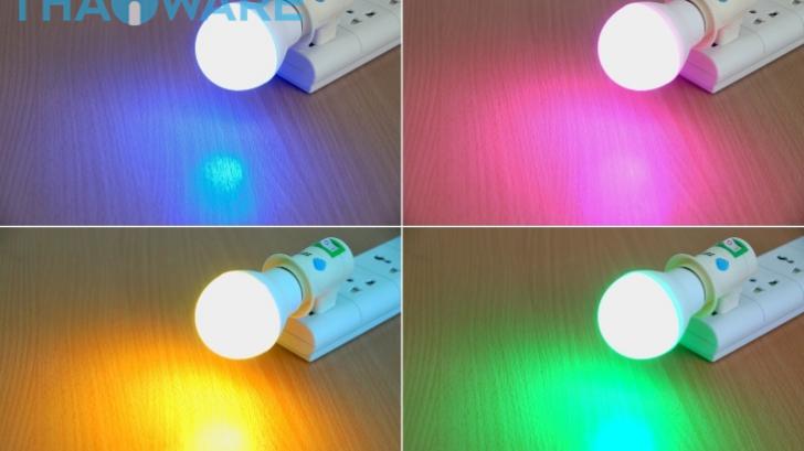 iLightPlus Rainbow Cool หลอดไฟสนุกๆ เปลี่ยนสีได้ ควบคุมผ่านรีโมทหรือสมาร์ทโฟน