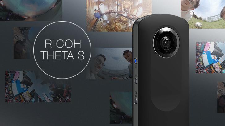 RICOH THETA S Camera 360 เพียงแชะเดียวก็สามารถเก็บภาพได้ทุกมุม หมุนดูได้ทุกองศา