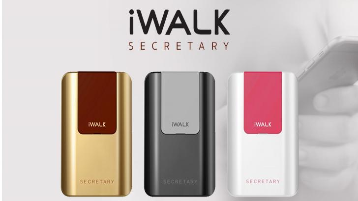 iWALK แบตฯ สำรองที่มาพร้อมกับสายชาร์จในตัวและเสียงแจ้งเตือนการใช้งาน