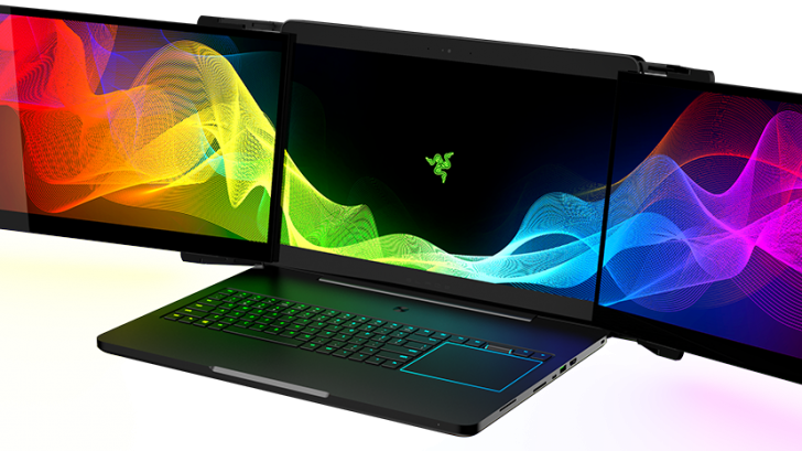 PROJECT VALERIE โน้ตบุ๊คสุดเทพจาก Razer ที่สามารถแยกหน้าจอ 4K ออกมาได้ 3 หน้าจอ