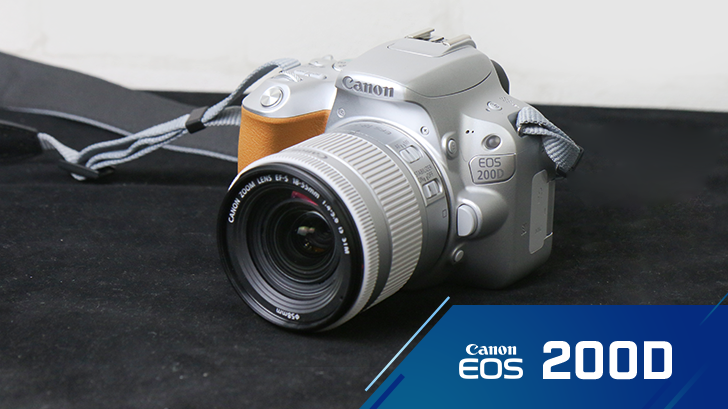 Canon EOS 200D กล้องโปรระดับเริ่มต้น ตัวเล็ก สีสวยโดดเด่น พร้อมชิป DIGIC 7