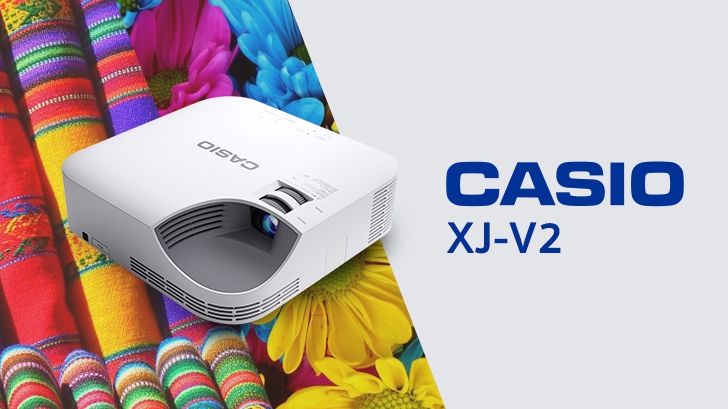 Casio XJ-V2 โปรเจคเตอร์ราคาเบาๆ ฉายภาพสวย ใช้งานยาวนานด้วยหลอดฉาย Lamp Free