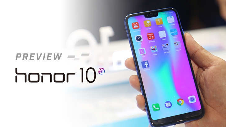 Honor 10 มือถือตัวแรงกล้องเด่น เรือนร่างงดงาม ในราคา 13,990 บาท