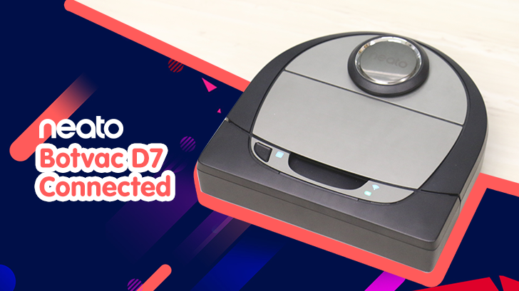 Neato Botvac D7 Connected หุ่นยนต์ดูดฝุ่น ระดับท็อป ทำแผนที่ห้องด้วยเลเซอร์สั่งงานผ่านแอปฯ