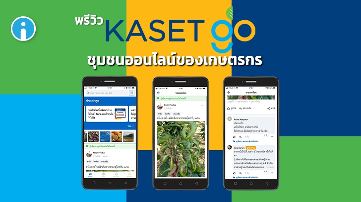 Kaset GO เกษตรโก แอปพลิเคชันเพื่อเกษตรกร ทุกปัญหาการเพาะปลูก มีคำตอบที่นี่