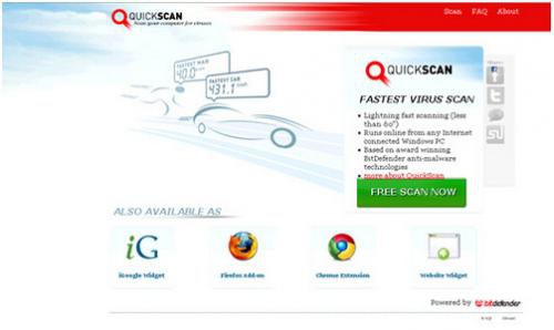 มาเช็คไวรัสในคอมพิวเตอร์ของคุณ ด้วย QuickScan จาก BitDefender กันเถอะ มาเช็คไวรัสในคอมพิวเตอร์ของคุณ ด้วย QuickScan จาก BitDefender กันเถอะ