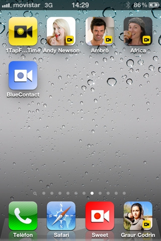 ไอคอนรูปเพื่อน Facetime บน ไอโฟน