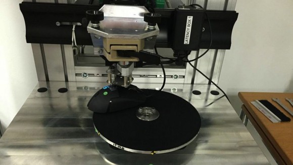 ทดสอบเมาส์คล้ายกับการเล่นแผ่นเสียง