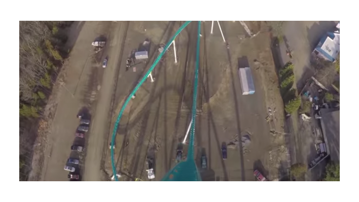 มาชมวิดีโอการเล่นรถไฟเหาะตีลังกา ที่มีความชันมากถึง 100 เมตร ว่าจะหวาดเสียวขนาดไหน