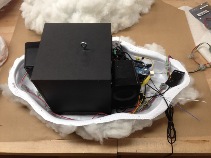 โคมไฟก้อนเมฆ สุดเจ๋ง! เปลี่ยนบรรยากาศให้เหมือนอยู่ท่ามกลางพายุได้ cloud-lamp-3