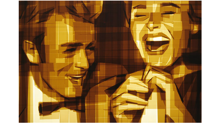 งานศิลปะเทปกาว ! ภาพผลงานสร้างสรรค์เหนือคำบรรยาย