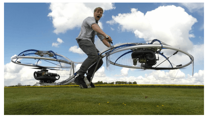 แบบนี้ก็ได้เหรอ เมื่อหนุ่มนักประดิษฐ์ทำมอเตอร์ไซค์เหาะขี่เองที่บ้าน ที่ดูแล้วอันตรายสุดๆ