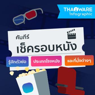 คัมภีร์เช็ครอบหนัง รู้จักตัวย่อ ประเภทโรงหนัง และที่นั่งต่างๆ [Thaiware Infographic ฉบับที่ 37]