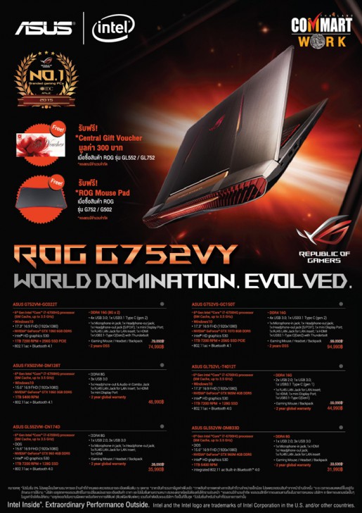 บรรยากาศงาน และ รูปพริตตี้งาน COMMART WORK 2016 มหกรรมไอที ส่งท้ายปี 2016