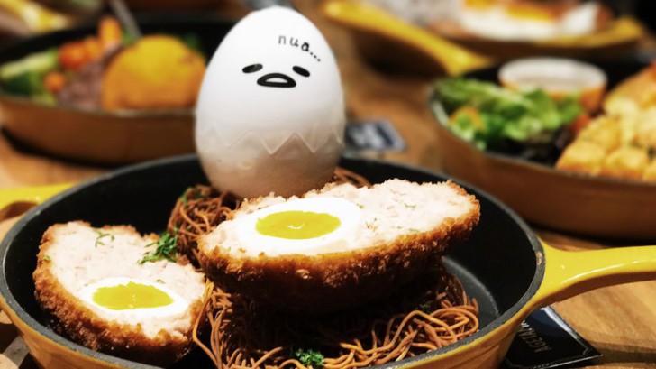 คาเฟ่น้องไข่จอมขี้เกียจ Gudetama บุกสิงคโปร์แล้ว!