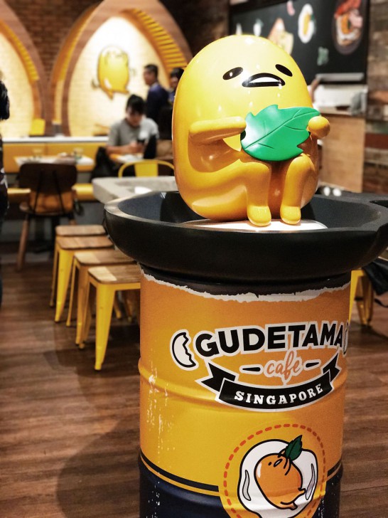 คาเฟ่น้องไข่จอมขี้เกียจ Gudetama บุกสิงคโปร์แล้ว!