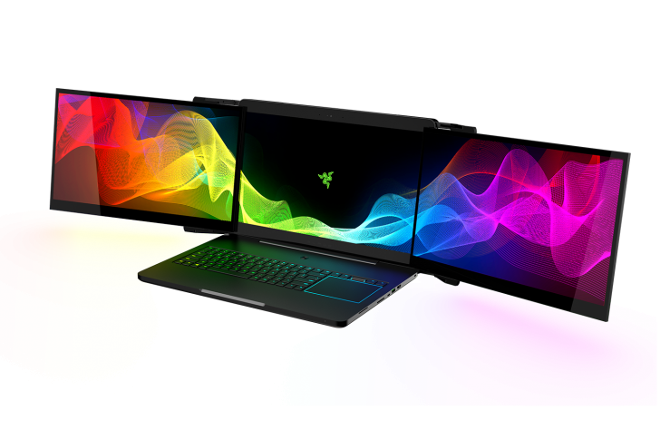PROJECT VALERIE โน้ตบุ๊คสุดเทพจาก Razer ที่สามารถแยกหน้าจอ 4K ออกมาได้ 3 หน้าจอ