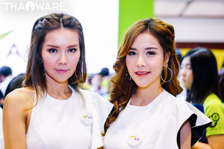 รวมภาพพริตตี้สาวสวยภายในงาน Thailand Mobile Expo 2017