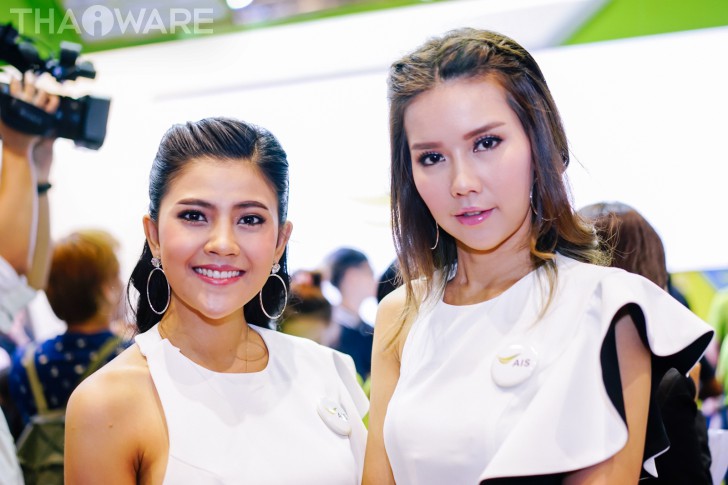 รวมภาพพริตตี้สาวสวยภายในงาน Thailand Mobile Expo 2017
