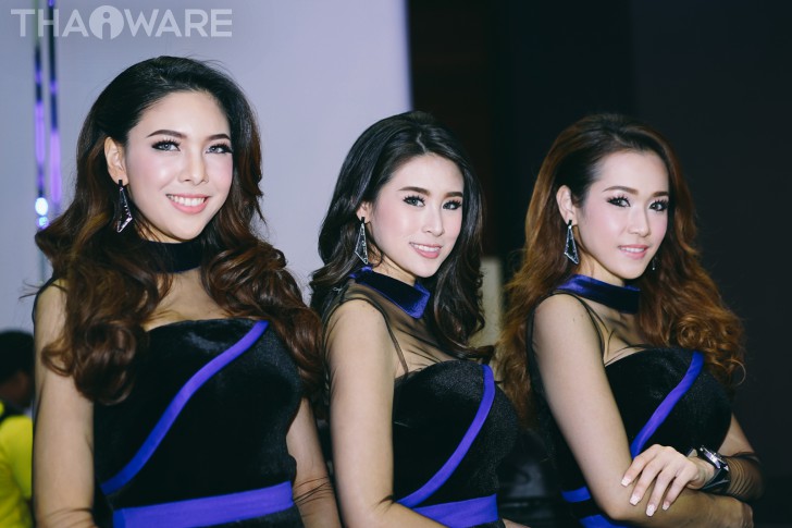 รวมภาพพริตตี้สาวสวยภายในงาน Thailand Mobile Expo 2017