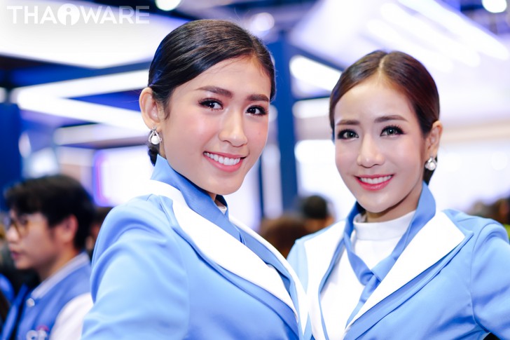 รวมภาพพริตตี้สาวสวยภายในงาน Thailand Mobile Expo 2017