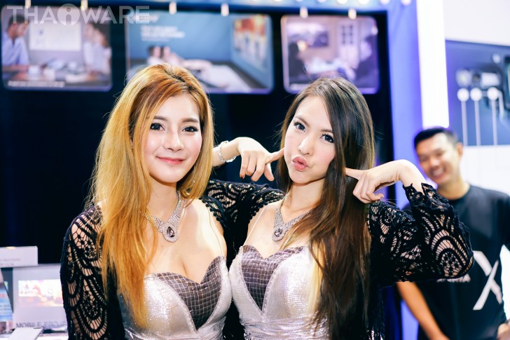รวมภาพพริตตี้สาวสวยภายในงาน Thailand Mobile Expo 2017