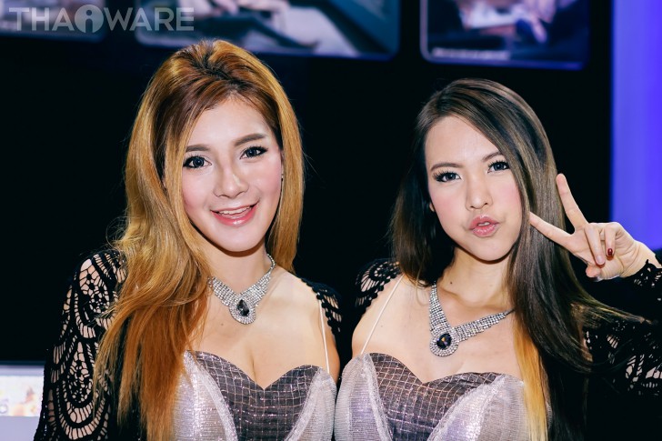 รวมภาพพริตตี้สาวสวยภายในงาน Thailand Mobile Expo 2017