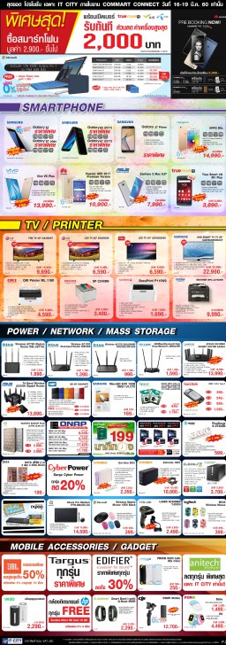 รวมโปรเด็ดงาน COMMART CONNECT 2017 วันที่ 16-19 มีนาคมนี้ ที่ศูนย์สิริกิติ์