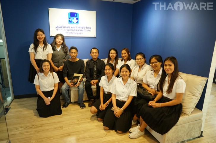 Thaiware เปิดบ้านต้อนรับ นักศึกษาคณะวิทยาการจัดการ ม.ศิลปากร ครั้งที่ 1