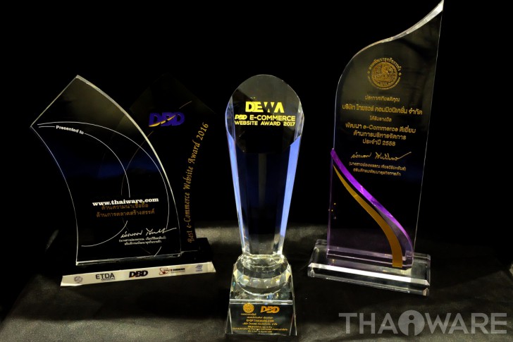 Thaiware Shop เข้ารับโล่รางวัลดีเด่น จากกรมพัฒนาธุรกิจการค้า 3 ปีซ้อน