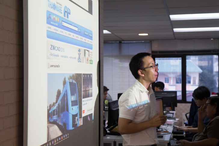 ไทยแวร์ เปิดบ้านต้อนรับ นักศึกษาคณะวิทยาการจัดการ ม.ศิลปากร เรียนรู้การบริหารจัดการเว็บไซต์ 