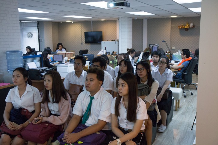 ไทยแวร์ เปิดบ้านต้อนรับ นักศึกษาคณะวิทยาการจัดการ ม.ศิลปากร เรียนรู้การบริหารจัดการเว็บไซต์ 