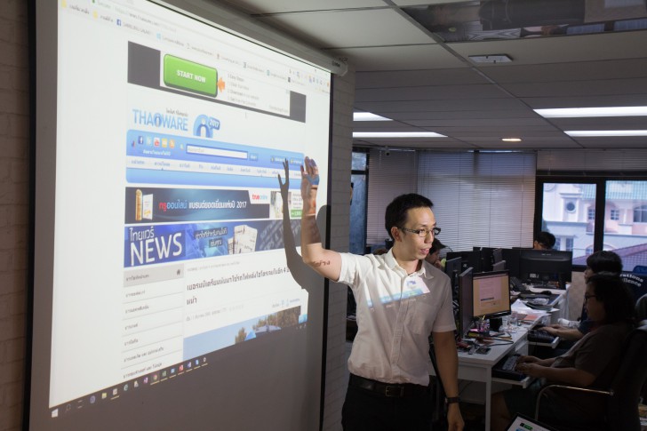 ไทยแวร์ เปิดบ้านต้อนรับ นักศึกษาคณะวิทยาการจัดการ ม.ศิลปากร เรียนรู้การบริหารจัดการเว็บไซต์ 