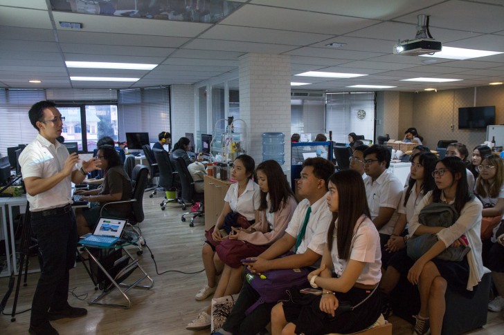 ไทยแวร์ เปิดบ้านต้อนรับ นักศึกษาคณะวิทยาการจัดการ ม.ศิลปากร เรียนรู้การบริหารจัดการเว็บไซต์ 