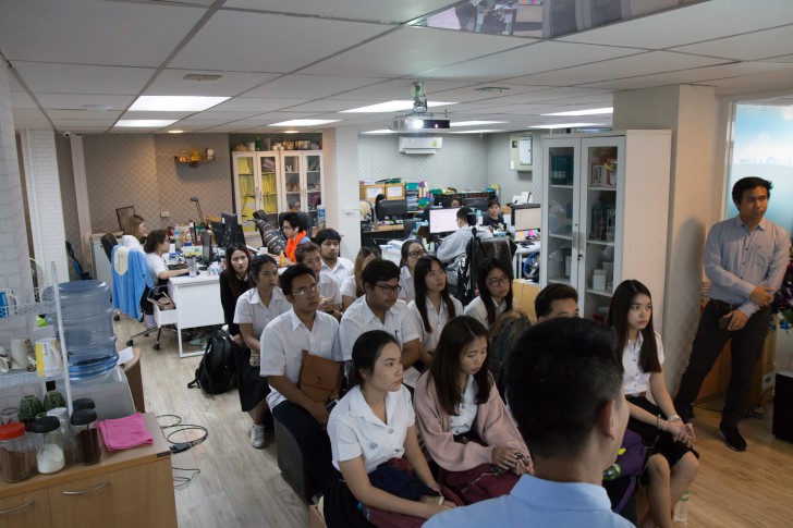 ไทยแวร์ เปิดบ้านต้อนรับ นักศึกษาคณะวิทยาการจัดการ ม.ศิลปากร เรียนรู้การบริหารจัดการเว็บไซต์ 