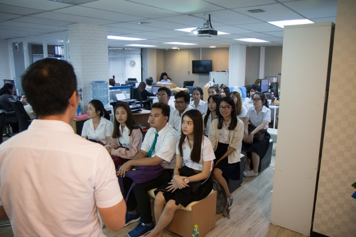 ไทยแวร์ เปิดบ้านต้อนรับ นักศึกษาคณะวิทยาการจัดการ ม.ศิลปากร เรียนรู้การบริหารจัดการเว็บไซต์ 