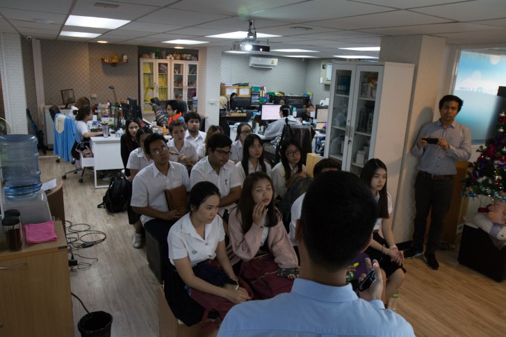 ไทยแวร์ เปิดบ้านต้อนรับ นักศึกษาคณะวิทยาการจัดการ ม.ศิลปากร เรียนรู้การบริหารจัดการเว็บไซต์ 