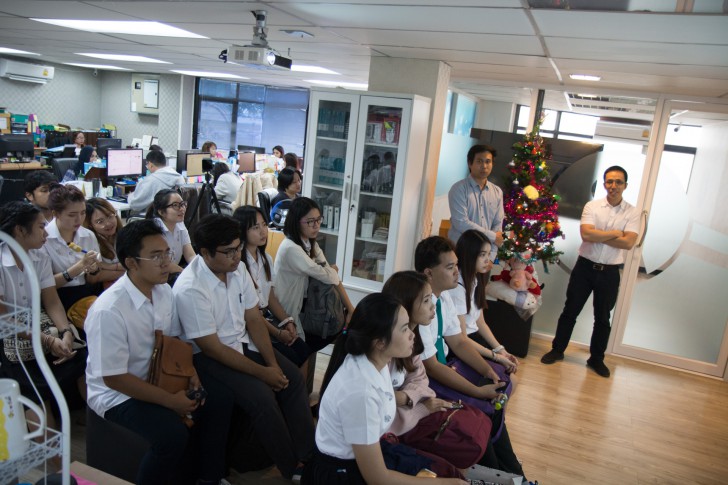 ไทยแวร์ เปิดบ้านต้อนรับ นักศึกษาคณะวิทยาการจัดการ ม.ศิลปากร เรียนรู้การบริหารจัดการเว็บไซต์ 