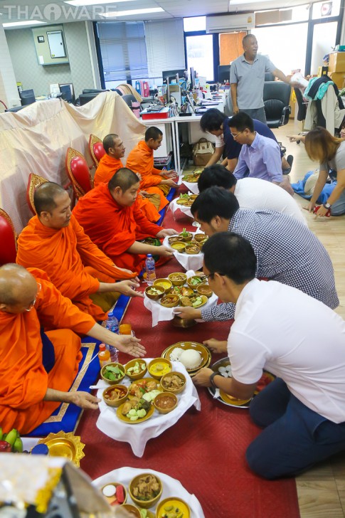 บริษัท ไทยแวร์ คอมมิวนิเคชั่น จํากัด จัดงานทำบุญบริษัท ประจำปี 2561 เพื่อความเป็นสิริมงคล