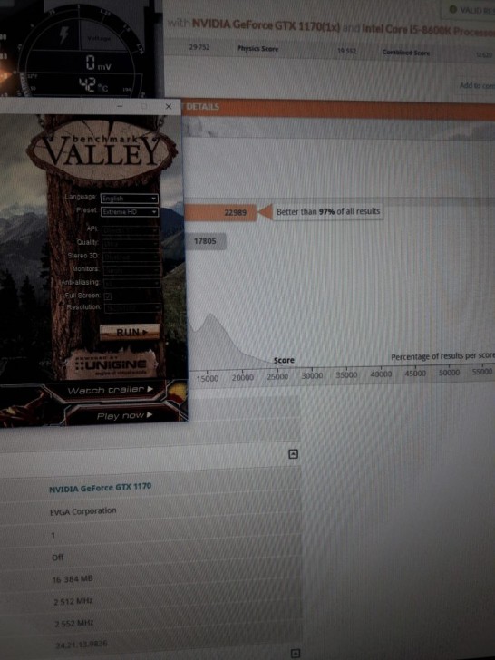 หลุดผลทดสอบของการ์ดจอรุ่นใหม่ NVIDIA GTX 1170 แรงยิ่งกว่า 1080 Ti เสียอีก