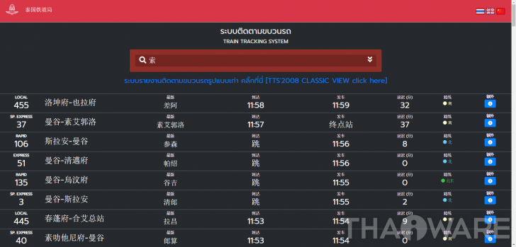 ของเขาดีจริงๆ การรรถไฟไทยปรับหน้าเว็บใหม่ เช็คง่ายว่ารถไฟถึงสถานีไหนแล้ว