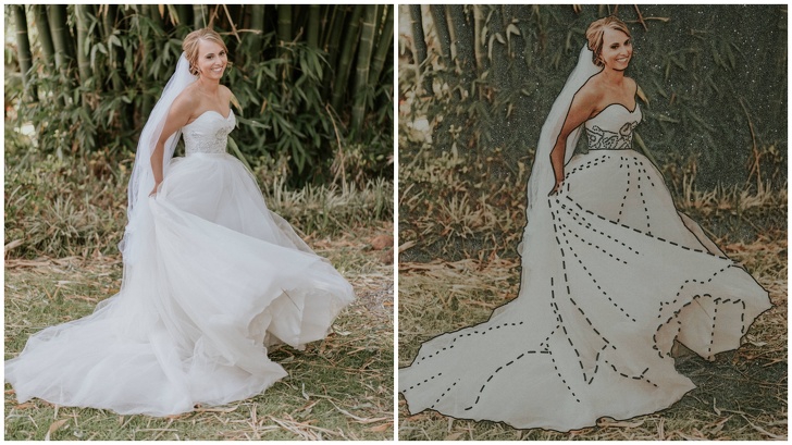 ช่างภาพพบวิธีช่วยให้เจ้าสาวที่ตาบอดได้มองเห็นภาพถ่ายในงานแต่งของเธอได้