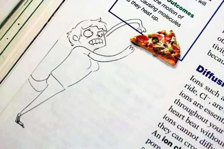 15 ภาพมหัศจรรย์ของการวาดภาพลงไปในหนังสือตำราเรียนที่สมควรได้รับทุนการศึกษา 