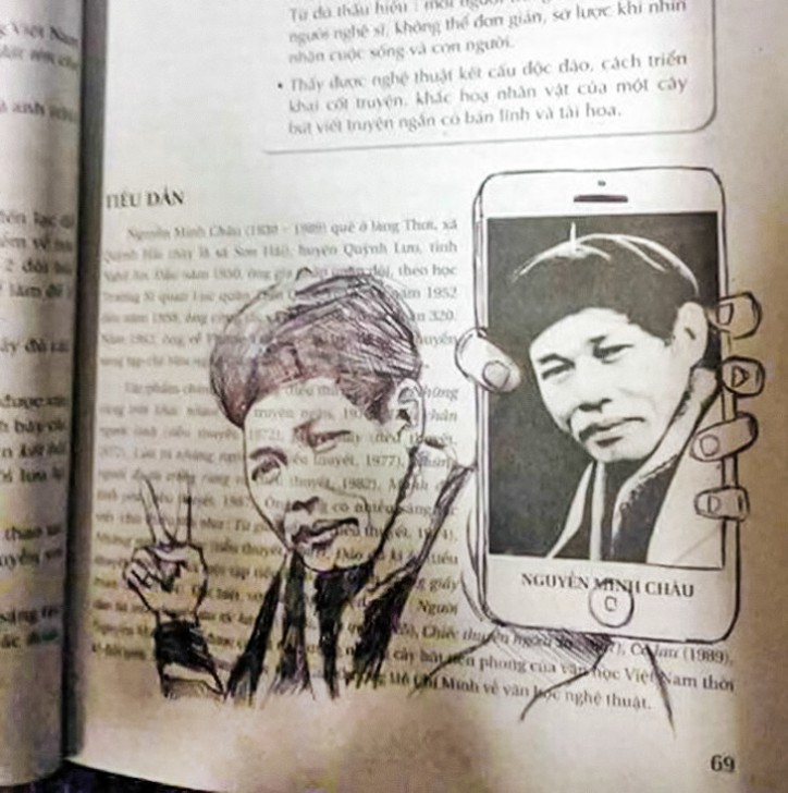 15 ภาพมหัศจรรย์ของการวาดภาพลงไปในหนังสือตำราเรียนที่สมควรได้รับทุนการศึกษา 