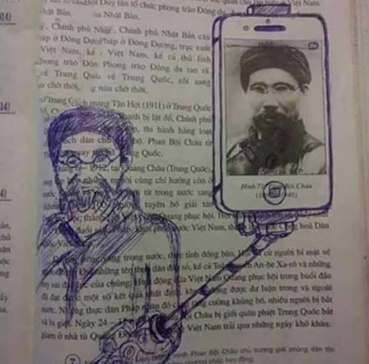 15 ภาพมหัศจรรย์ของการวาดภาพลงไปในหนังสือตำราเรียนที่สมควรได้รับทุนการศึกษา 