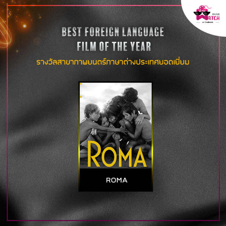 สรุปผลการประกาศรางวัลออสการ์ครั้งที่ 91 ประจำปี 2019