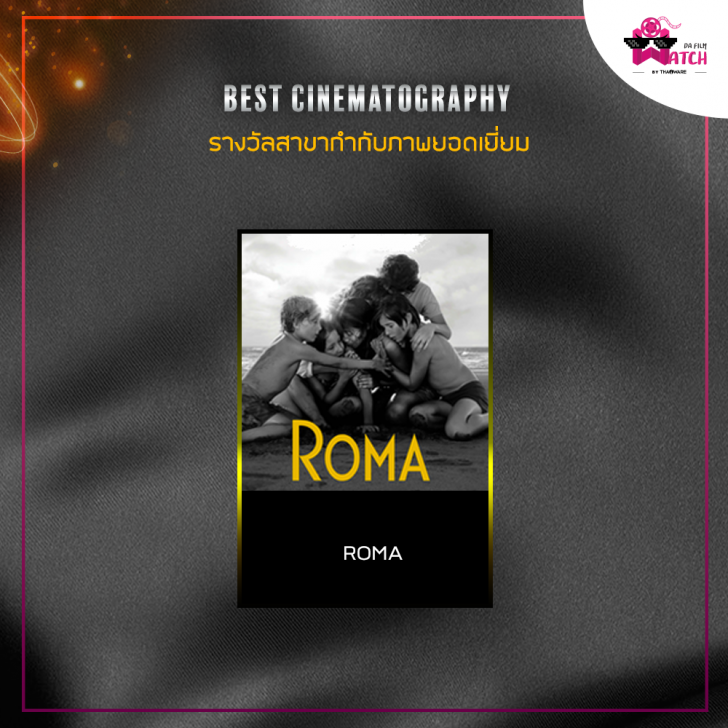 สรุปผลการประกาศรางวัลออสการ์ครั้งที่ 91 ประจำปี 2019