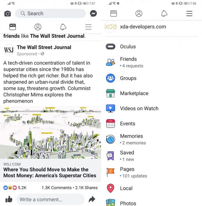 Facebook สวนกระแส Dark Mode! ออกหน้าแอปฯ ใหม่ สีขาวจั๊วะ