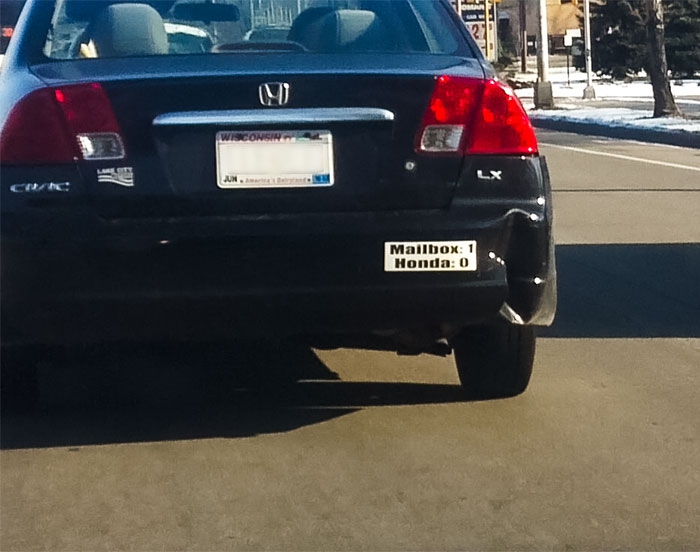 18 ภาพศิลปะสร้างสรรค์สุดเจ๋ง ที่เกิดจากริ้วรอยการชนต่างๆ บนรถยนต์ 18 ภาพศิลปะสร้างสรรค์สุดเจ๋ง ที่เกิดจากริ้วรอยการชนต่างๆ บนรถยนต์